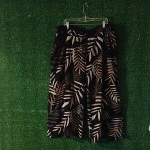 Sseko Black and Tan Cropped Wide Leg
